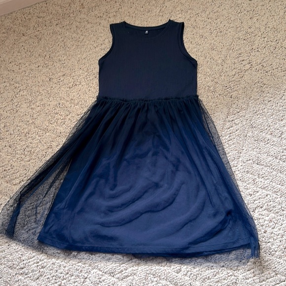 Uniqlo ribbed top tulle dress - Picture 1 of 7